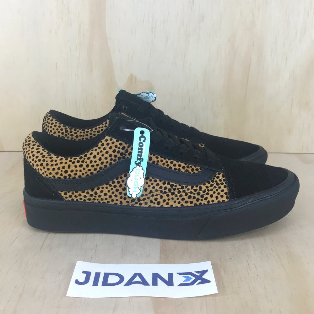 NEW Vans Comfycush Era Cheetah Black
